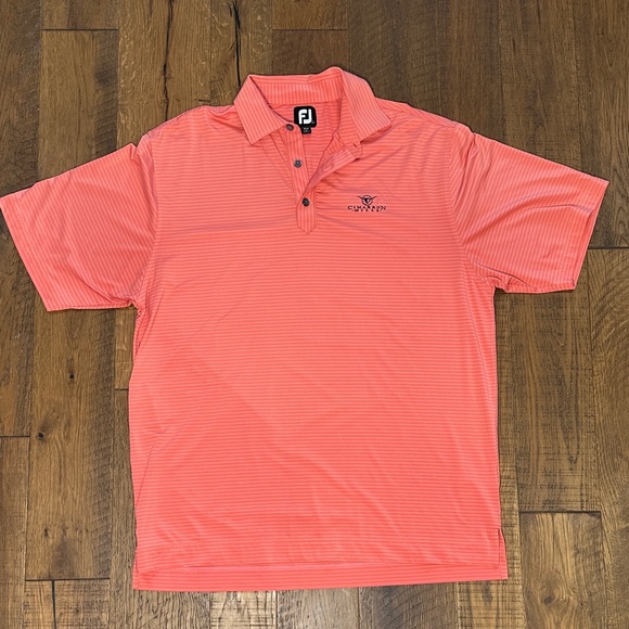 FootJoy Other - FootJoy Vibrant Coral Polo Shirt for Men